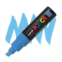 Akrylové fixy Uni Posca 8mm PC-8K 8 light blue